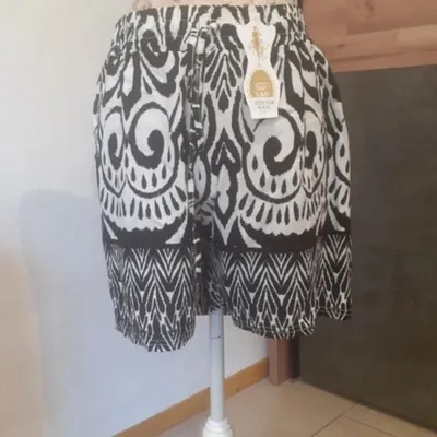 Short été noir et blanc M/L Y&D